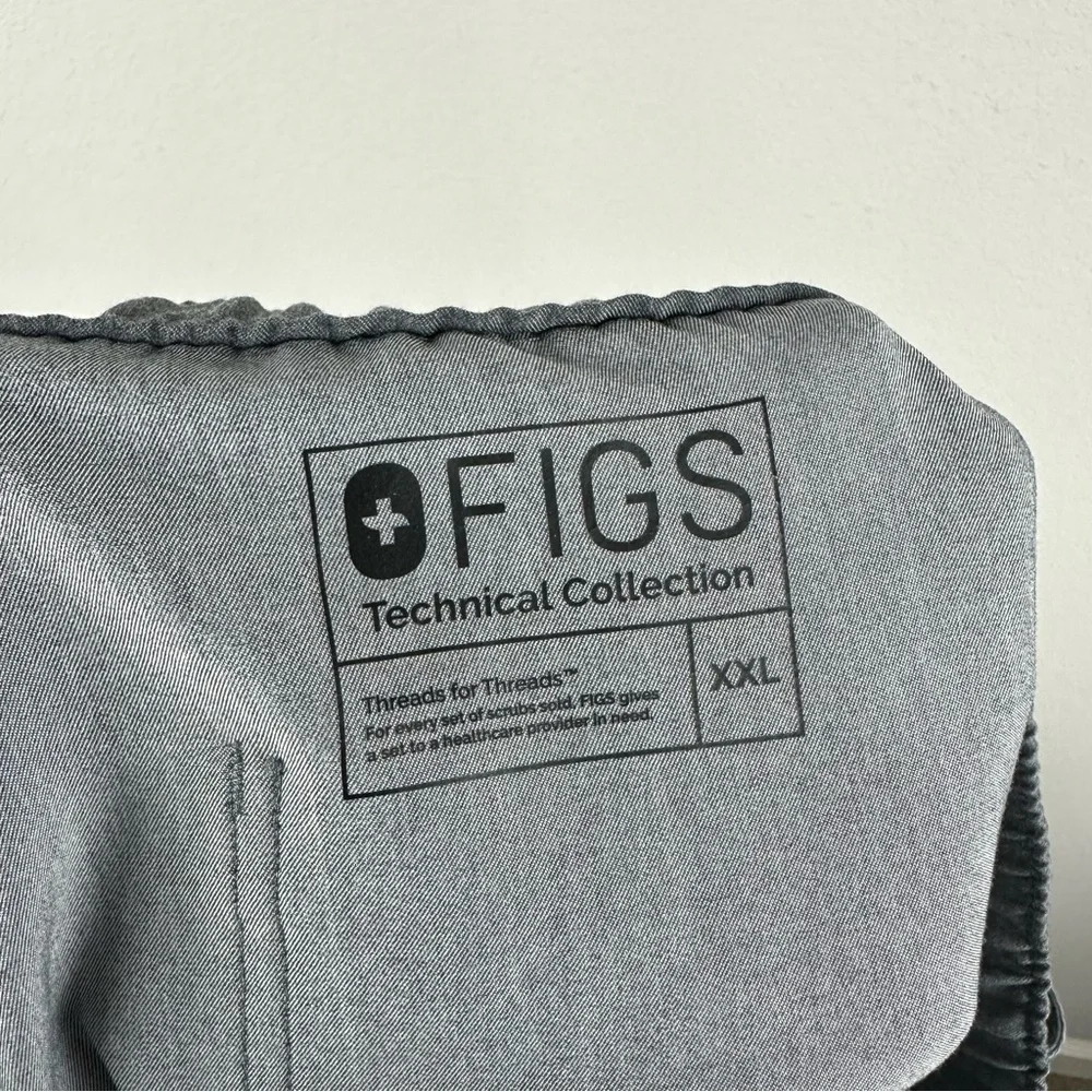 Figs Men’s Graphite Gray Cairo Cargo Scrub Medical Nursing Pants Size XXL